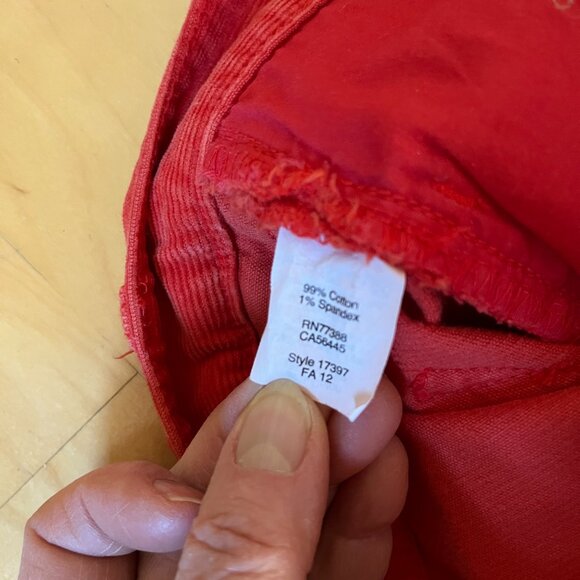 J. Crew Corduroy Jeans Matchstick Apricot 28S - Picture 6 of 10